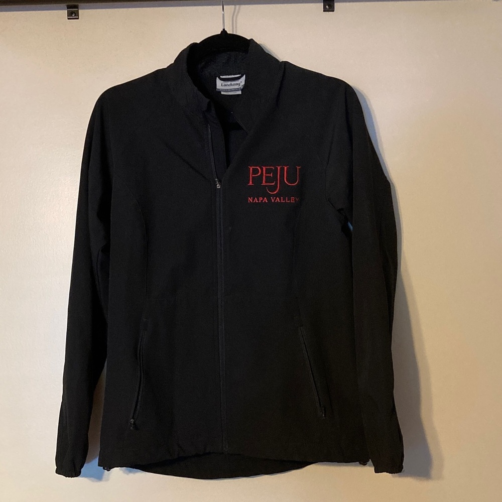 Peju Napa Valley Black Windbreaker Jacket